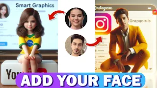 Add YOUR FACE on ai trending images 🔥
