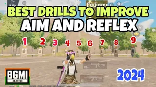 HOW TO IMPROVE REFLEXES IN 5 MINUTES🔥BEST REFLEXE TRAINING DRILLS (BGMI/PUBG) TIPS & TRICKS MEW2