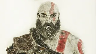 GOD OF WAR : RAGNAROK-KRATOS ARTWORK