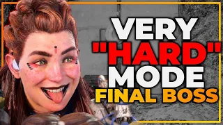 THIS IS VERY HARD MODE IN HORIZON - FINAL BOSS NO HITS