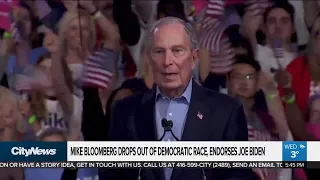 Bloomberg drops out of Democratic race, endorses Biden