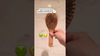 How to Clean Your Bamboo Hairbrush