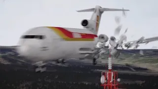 Iberia Líneas Aéreas de España Flight 610 - Crash Animation