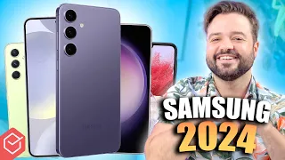 Qual melhor SAMSUNG CUSTO BENEFICIO para COMPRAR em 2024!? // 9 MODELOS BONS E BARATOS!