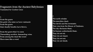 Ancient Zombies: Poems from Babylon