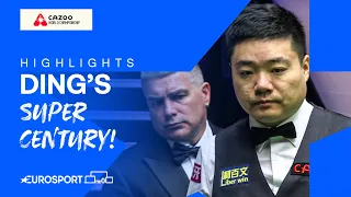 Ding Junhui starts off great with a Century! 💯 | 2024 World Snooker Championship Highlights