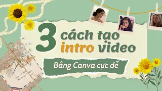 3 cách tạo Video intro bằng CANVA cực dễ (P2)| Hướng dẫn Canva