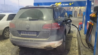 Расход Volkswagen Touareg V6 TDI 245 ps 2016г/Обзор владельца Туарег/Проверки показателей компьютера