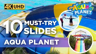 10 Must-Try AQUA PLANET SLIDES | The Complete Tour of the NEWEST Water Park in Clark Pampanga【4K】