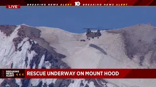 Rescue underway on Mount Hood, Oregon