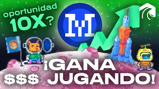 Este JUEGO CRIPTO-NFT VA A LA LUNA!!! (literalmente) PTOENCIAL 10X?? MoonieNFT play-to-earn