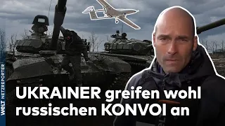 KAMPF UM KIEW: Steffen Schwarzkopf - Russischer Mega-Militärkonvoi steckt wohl im Schlamm fest