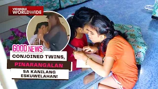 Conjoined twins, pinarangalan sa kanilang eskuwelahan! | Good News