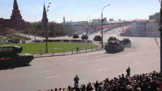 Репетиция парада победы 7 мая 2015 года Москва