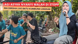 Nia Dirgha Lagi Asykk Nyanyi Bawakan Lagu Lamunan Malah Di Stopp || Irama Dopang Live Lingsar 2024