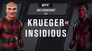 Freddy Krueger vs The Insidious Demon (EA Sports UFC 3) CPU vs CPU