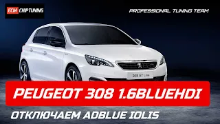 Peugeot 308 Отключаем Впрыск мочевины и IOLIS  Adblue off