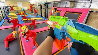 Nerf War | Amusement Park Battle 57 (Nerf First Person Shooter)