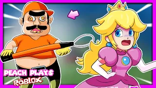 👑 ESCAPE SCARY MR BRUNO [CREEPY OBBY] | Peach Plays Roblox Mr Bruno's Camp Escape