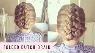 Folded Dutch Braid by SweetHearts Hair