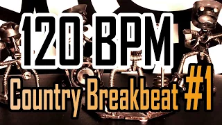 120 BPM - Country Breakbeat #1 - 4/4 Drum Beat - Drum Track