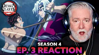 DEMON SLAYER | 4x3 | Fully Recovered Tanjiro Joins the Hashira Training! | REACTION