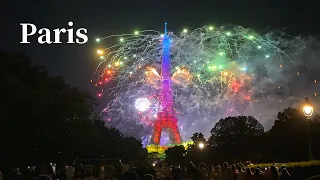 [4K]🇫🇷 2023 The 14th of July (Bastille Day) Eiffel Tower Fireworks🎇(Full) in Paris, France