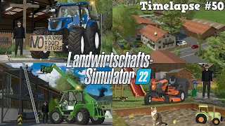 HERZLICH WILLKOMMEN im NEUEN ELLERBACH mit @TheCamPeRYT! 😍🚜💨 | [LS22] - Timelapse #50