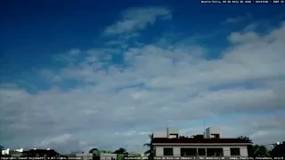 stratiform clouds and rain formation in Paulista-PE - 04 May 2016 (Timelapse)