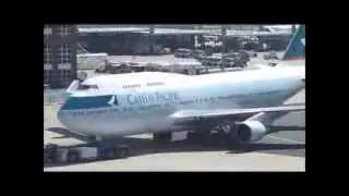 Planespotting | Frankfurt Airport | Rolling | Cathay Pacific Airways B 747-400 B-HKU