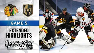 Vegas Golden Knights vs Chicago Blackhawks R1, Gm5 Aug 18, 2020 HIGHLIGHTS HD