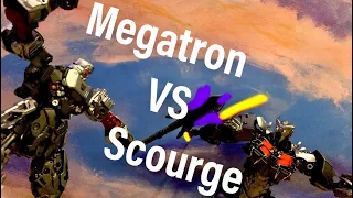 Megatron vs Scourge | Transformers Stop Motion Battle