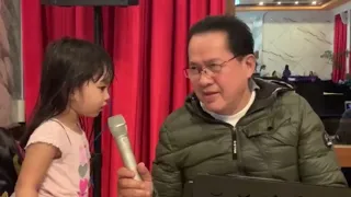 10,000 Reasons (Blessed the Lord, Oh My Soul) by Phiel with Papang Pastor | Phiel @ 2years old