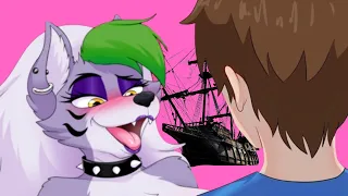 Roxanne Wolf + Gregory = ??? ALL CLOTHES fnaf security breach