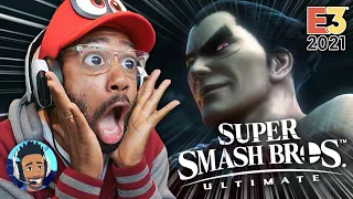 KAZUYA IN SMASH!? LIVE REACTION Super Smash Bros Ultimate | runJDrun