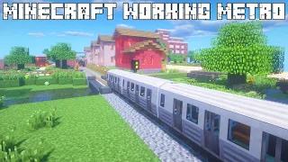 REAL WORKING METRO in Minecraft