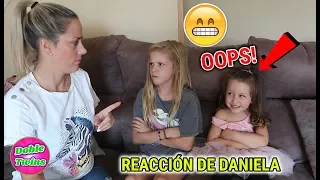 REACCIÓN DE MI HIJA DANIELA AL DESCUBRIR QUE LA PILLAMOS 😱 LLORA? SE ENFADA MUCHO