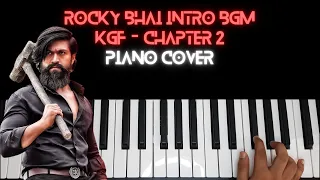 KGF Chapter 2 - Rocky Bhai Intro BGM Piano Cover | Yash | FortNite Rockerz | FR