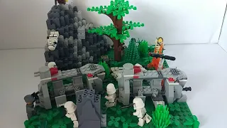 Лего самоделка на тему старварс"атака на имперский караван"