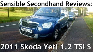 Sensible Secondhand Reviews: 2011 Skoda Yeti 1.2 TSI S - Lloyd Vehicle Consulting