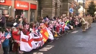 Morpeth welcomes home Fusiliers