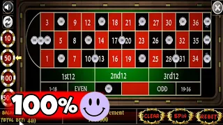 🫠 100% Happy Batting Strategy to Roulette