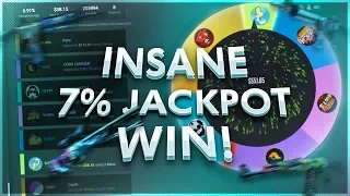 INSANE 7% JACKPOT WIN!