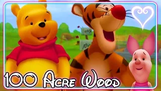 Kingdom Hearts 2 All Cutscenes | Full Movie | Winnie the Pooh ~ 100 Acre Wood