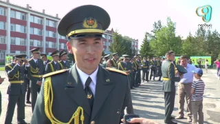 19.06.17 В Военном институте Национальной гвардии РК состоялся выпуск офицеров(М)