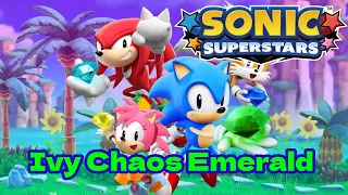 Sonic Superstars: Ivy Chaos Emerald location (Lagoon City - Amy's Act)