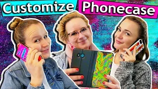 Wir designen unsere HANDYHÜLLEN! Customize Phonecase Challenge Kathi vs Bianca vs Eva