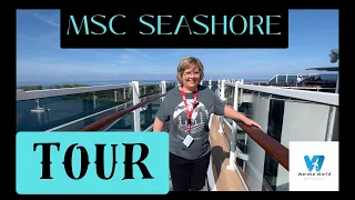 TOUR of the MSC SEASHORE Cruise Ship!!! #msc