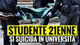 STUDENTE DI 21 ANNI SI SUICIDA IN UNIVERSITÀ: TRAGEDIA A ROMA