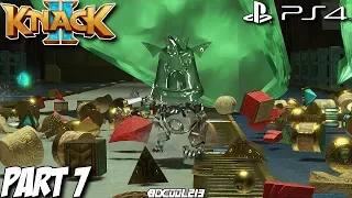 Knack 2 Gameplay Walkthrough Part 7 - Deep Storage & Yurick's Laboratory - PS4 Lets Play
